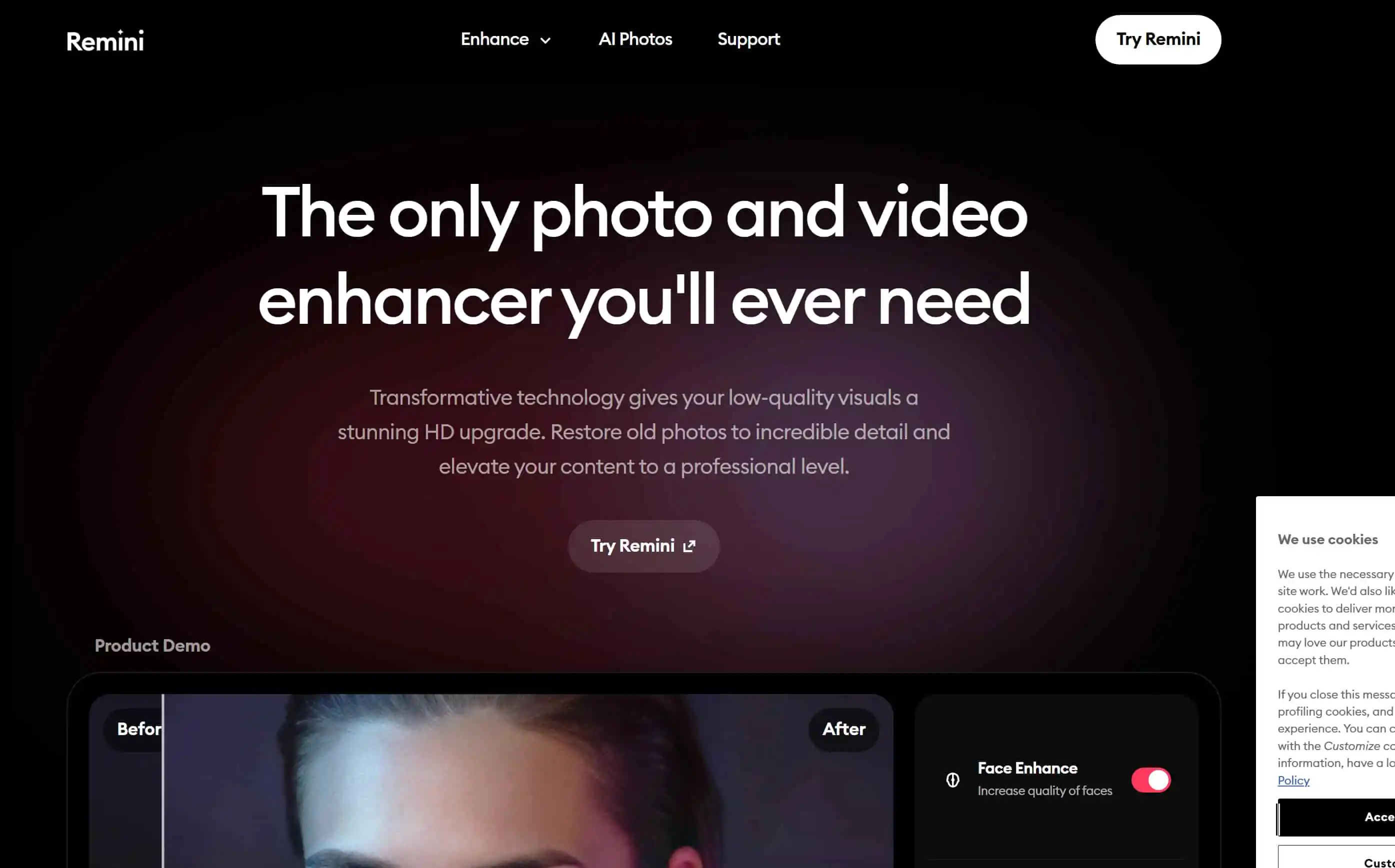 Remini Web-Cover