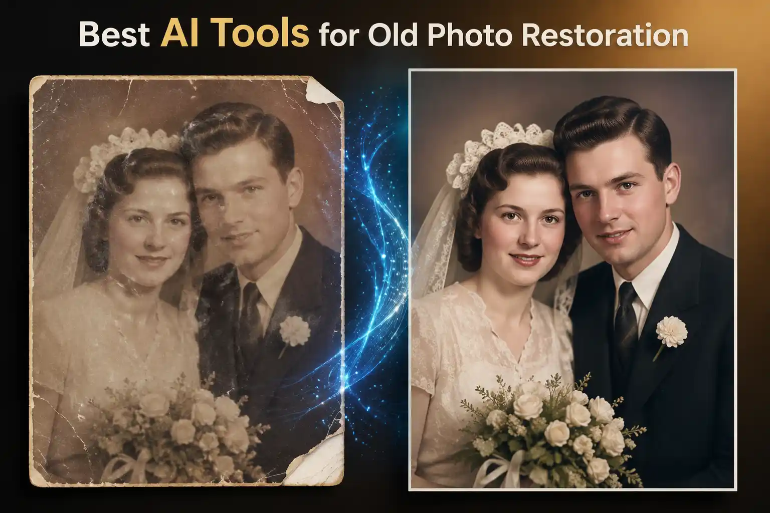 2026 年 10 款最佳 AI 老照片修复工具(免费与付费)